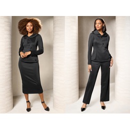 Diana 3-Piece Women&iacute;s Wardrober with Skirt, Pant and Asymmetrical Jacket, , large
