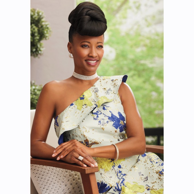 Yolandra One-Shoulder Dress, , large