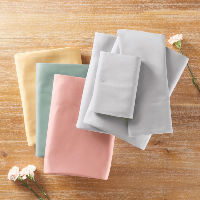 1200-Thread Count Sheet Set, Stone, large
