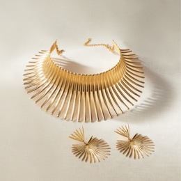 Rays Necklace &amp; Earring Set, , large