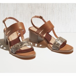 Snake Embellished Sandal, , large