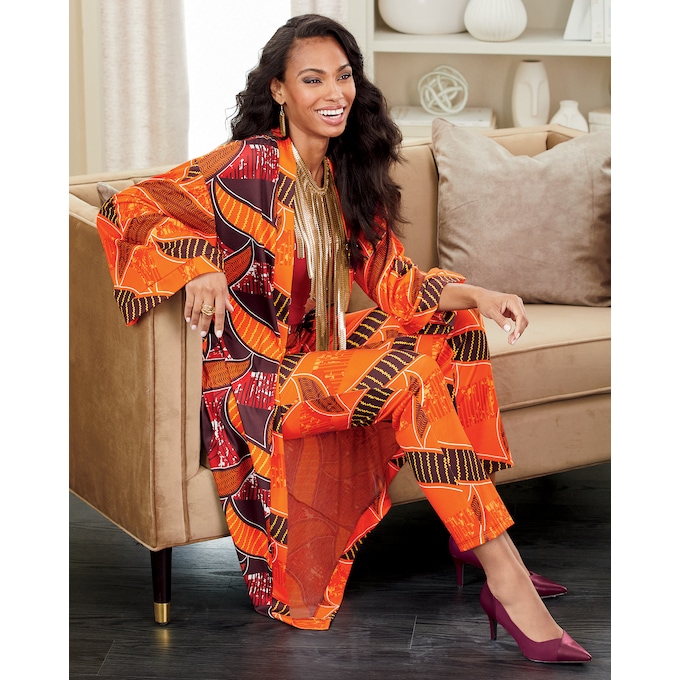 Knyla Afrocentric-Print Pant, , large