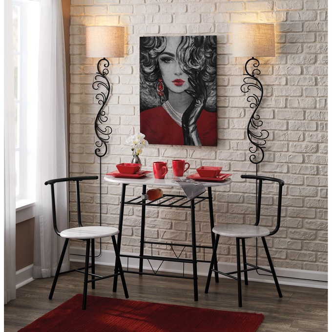 Black Scroll Wallchiere, , large
