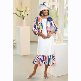 Kika Jacket Dress and Hat, , large