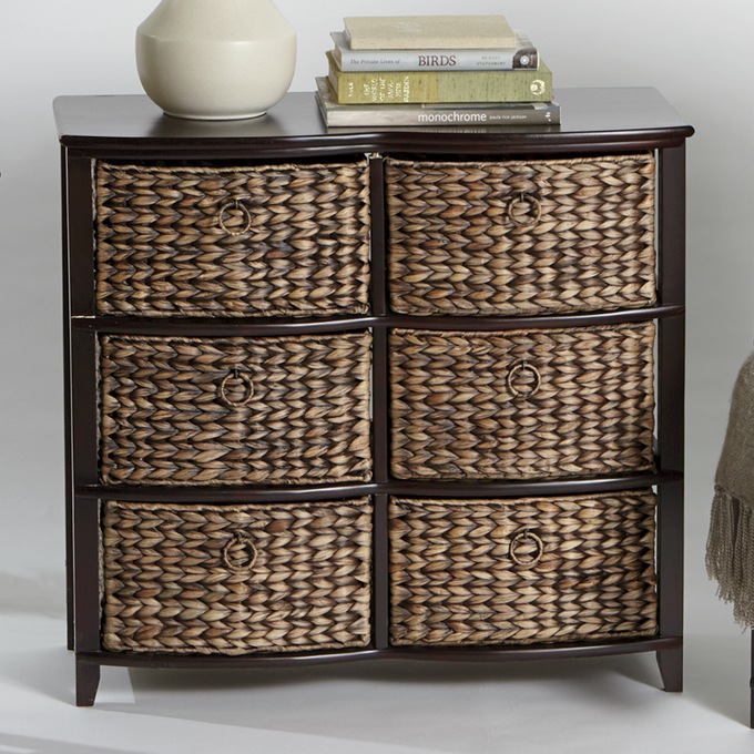 Curved-Front 6-Basket Stand, , large