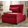 Cali Convertible Chair, Red, large