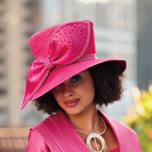 Becca Hat, Raspberry Sorbet, large