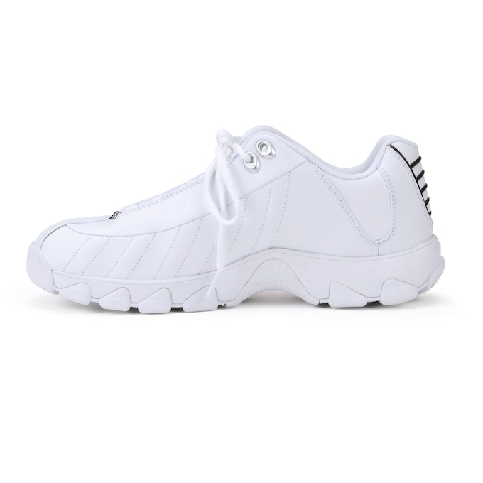 K-Swiss Men's Cross Training Shoe, White Black Silver, large