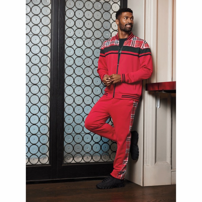 Stacy Adams Plaid Trim Active Set, , large