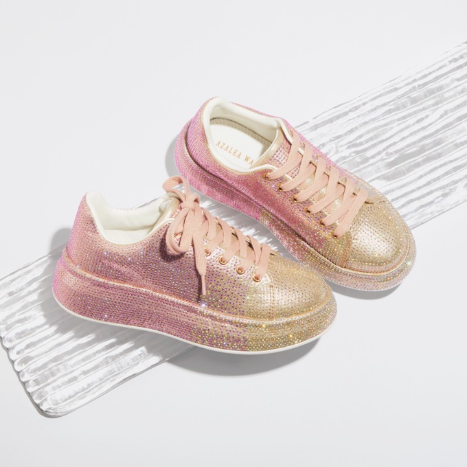 Azalea Wang Tangy Lace-Up Sneaker, , large