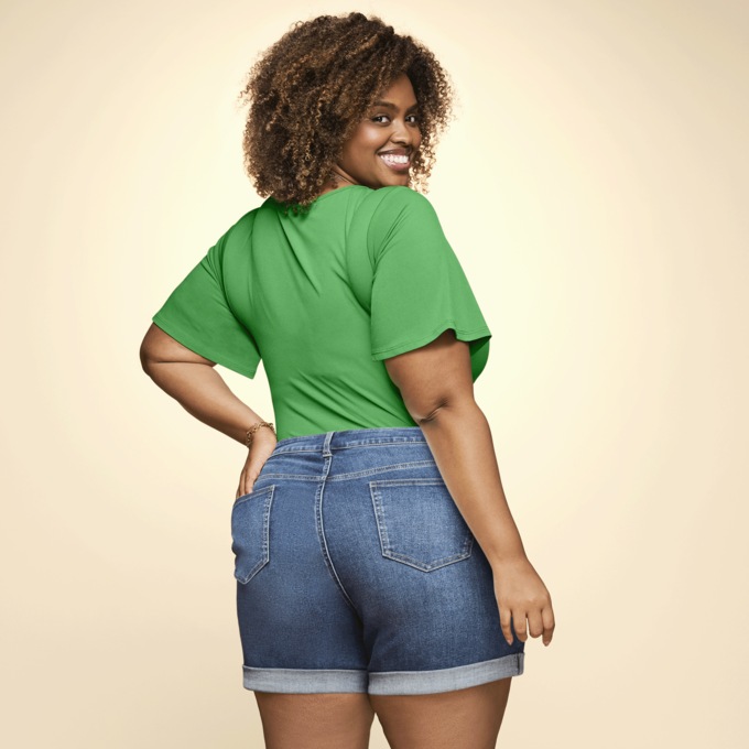 Brooklynn Cinched Short-Sleeve Top, , large
