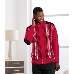 Stacy Adams Marlon Zip Sweater, , large
