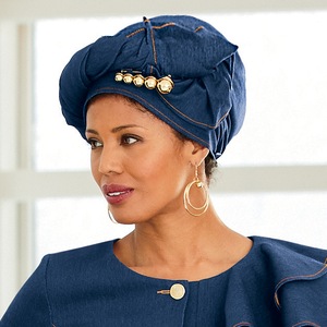 Denim Wardrobe Headwrap, , large