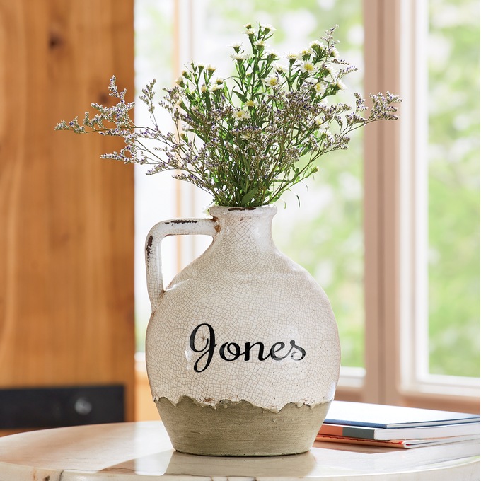 Ceramic Bulb Jug Vase, , large