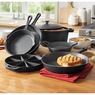 Piece Pre-Seasoned Cast Iron Cookware Set with Skillets and Dutch Oven, , large