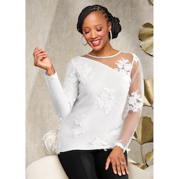 Aleena Knit Top, , large