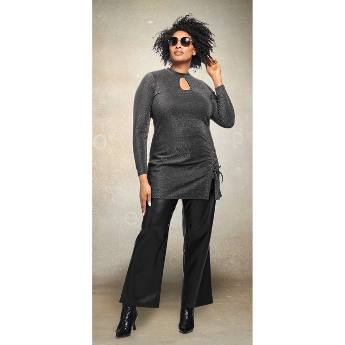 Faux Leather Pant, , large
