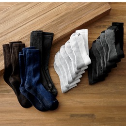 6-Pair Pack Men&#39;s Dri-Tech Crew Socks, , large