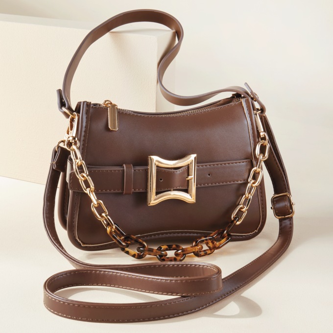 Imani Buckle Bag, , large