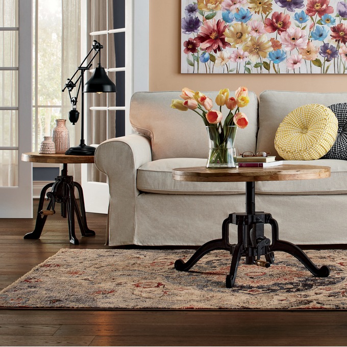 Crank Coffee Table and End Table, , large