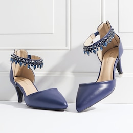 Amanda D&rsquo;laurie Ankle Bracelet Pump, , large