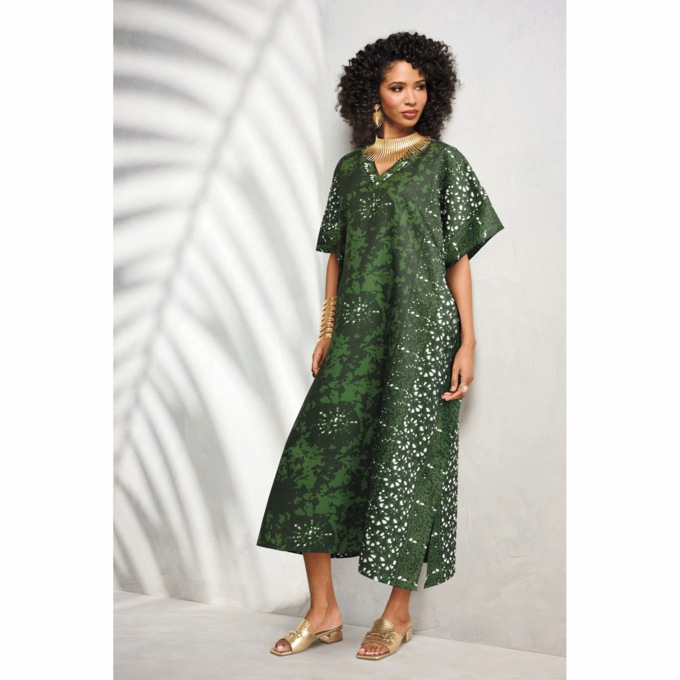 Beya Caftan, Green, large