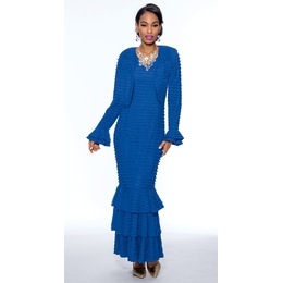 Karlee Ruffled Jacket Dress, , large