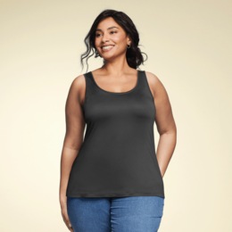 Silky, Stretchy, Essential Layering Tank, , large