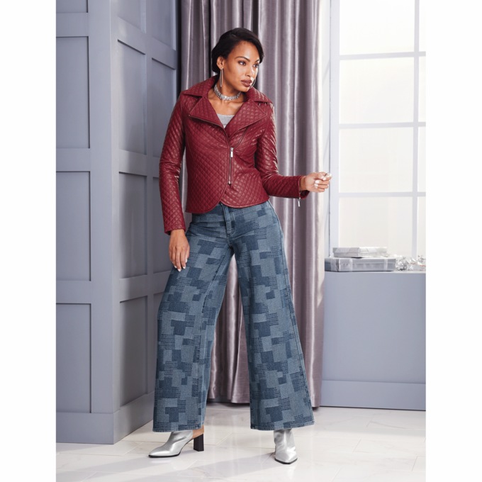 Teresa Patchwork Jean, , large