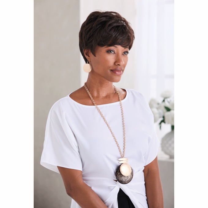 Grace Wig, Medium Dark Brown, large