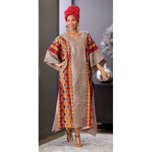 Zondra Holiday Caftan, Red Multi, large