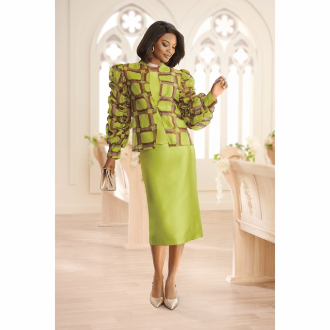 Mina 3-pc. Skirt Suit, , large