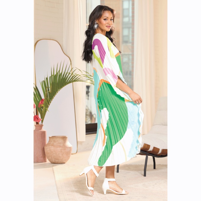 Camberyn Pleated Maxi Dress, , large