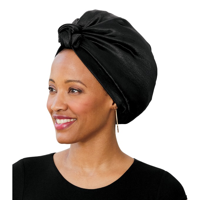 Jamie Satin Turban, , large