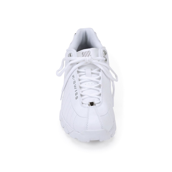 K-Swiss Men's Cross Training Shoe, White Black Silver, large
