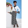 Izara Mudcloth-Print Maxi Dress, , large