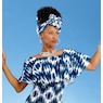 Shibori Headwrap, , large