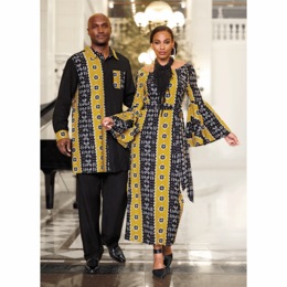 Akoni Maxi Dress and Akon Men&#39;s Pant Set, , large