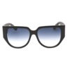 Salvatore Ferragamo Cat-Eye Sunglasses, Black Blue Gradient, large