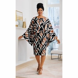 Juno Cape Jacket Dress, , large
