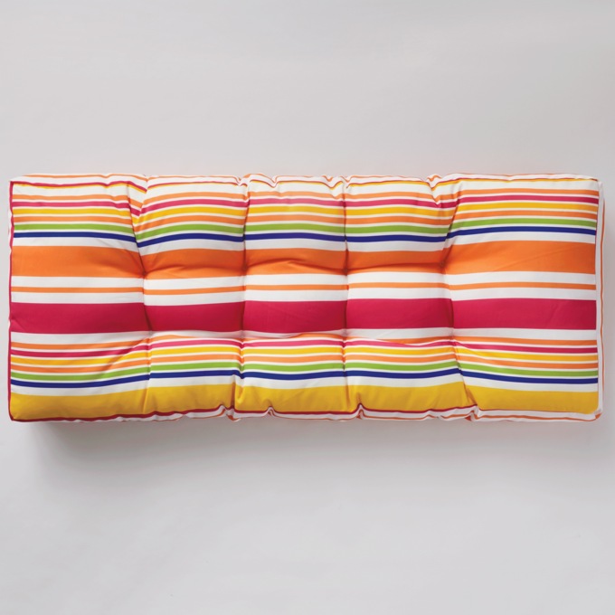 Wicker Settee Cushion, , large