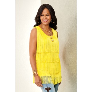 Rhila Fringe Top, , large