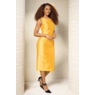 Zariah Midi-Sheath Jacket Dress with Rosette Pin and Rhinestone Accents, , large