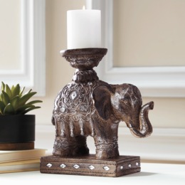 Elephant Candleholder, , large