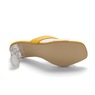 Maleesa Women's Slide with Faux-Leather Strap & 2.75” Clear Heel, , large