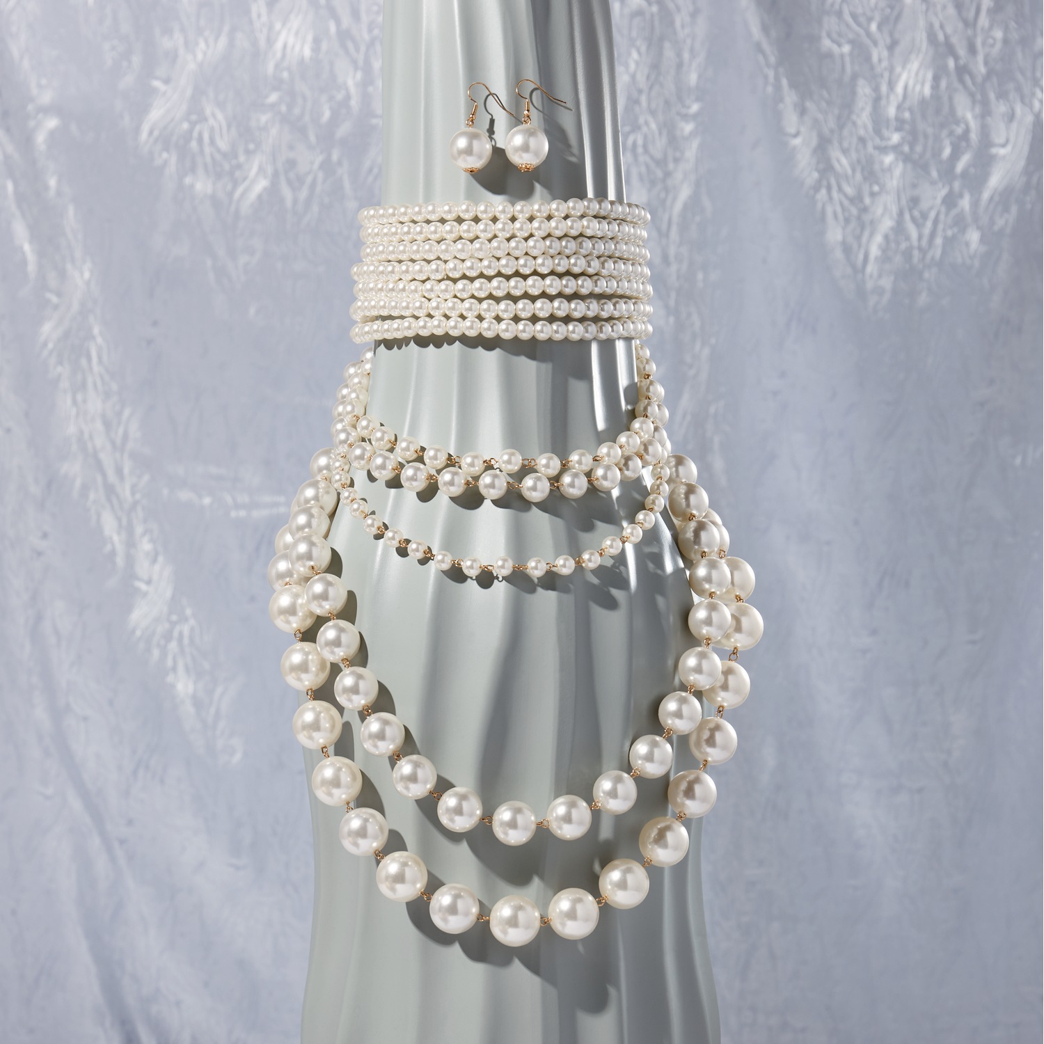 ChangeItUp FauxPearl Jewelry Set ASHRO