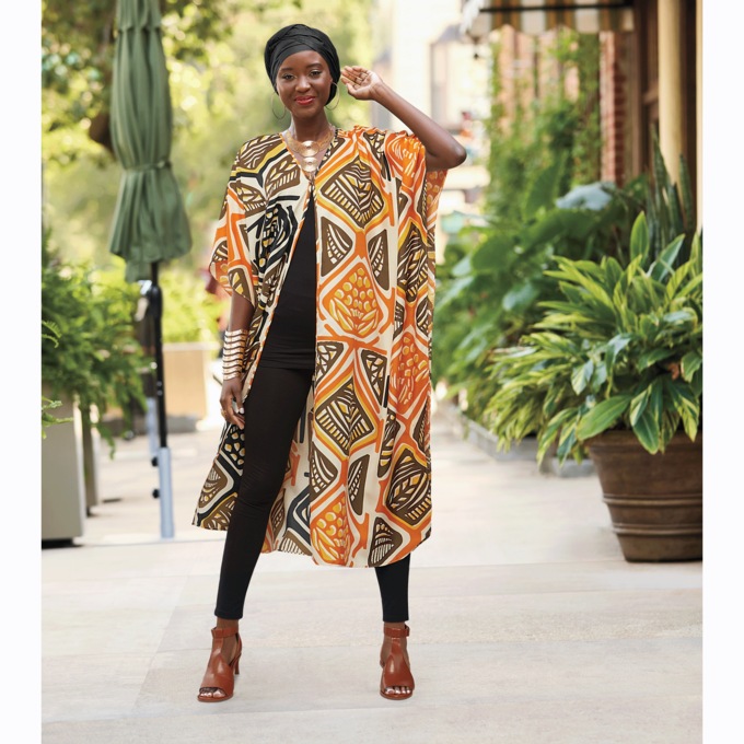 Open Wave Cuff, Goldtone, large