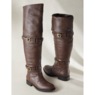 Fold-Over Riding Boots for Women with Over-the-Knee or Cuffed Styling Options and 1.25” Heel, , large