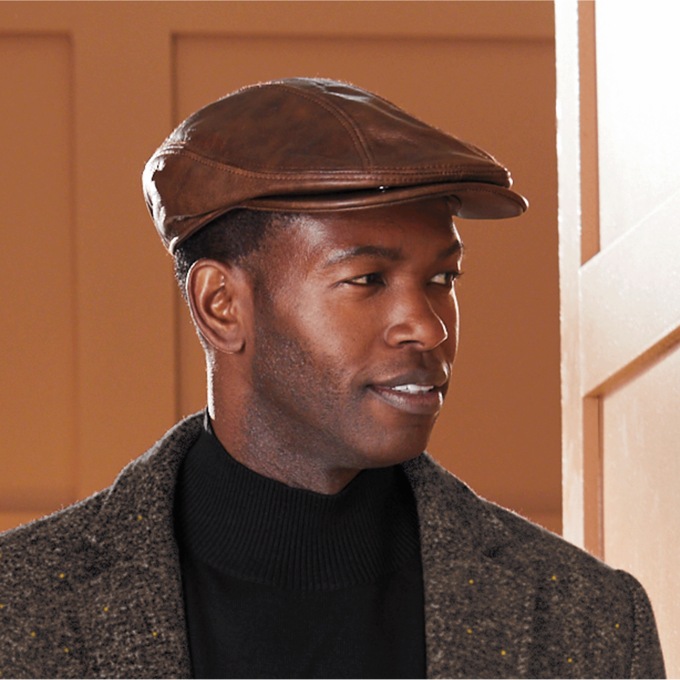 Leather driving caps 2024 for men
