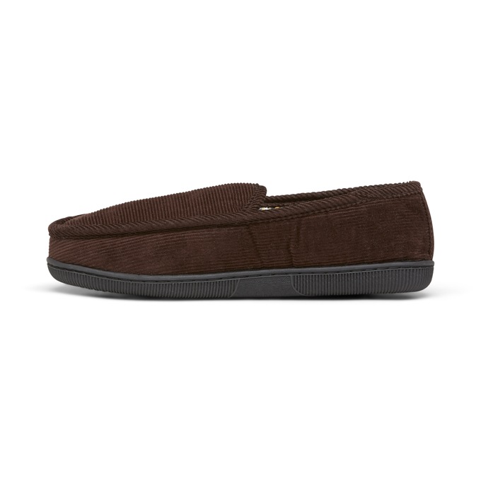 Corduroy Slipper by MUK LUKS, Brown, large